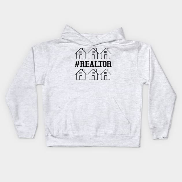 Realtor Kids Hoodie by colorsplash